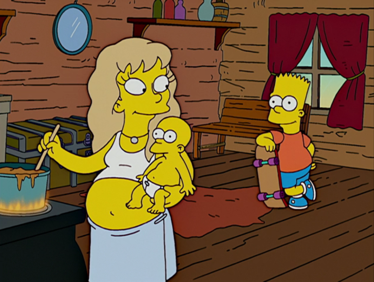 Simpsons rule 34. Симпсоны мардж беременна Лизой. Симпсоны беременая Меги.